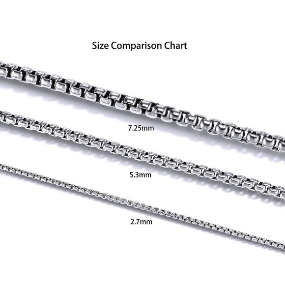 John Hardy JAI Box Chain 2.7mm Sterling Silver Bracelet - SMALL NIB - Picture 5 of 16